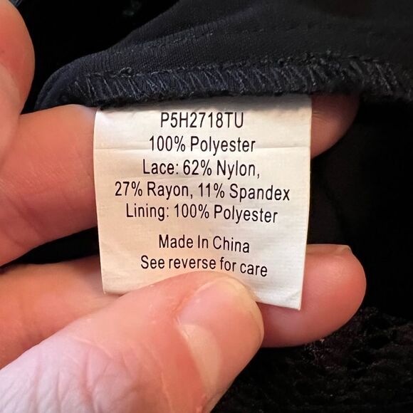 Parker black lace romper. Size xs - Picture 5 of 10